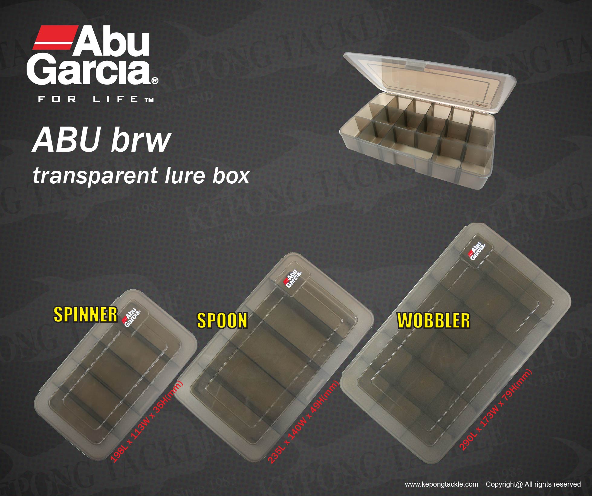 Details about   Abu Garcia Double Sided Utility Box 