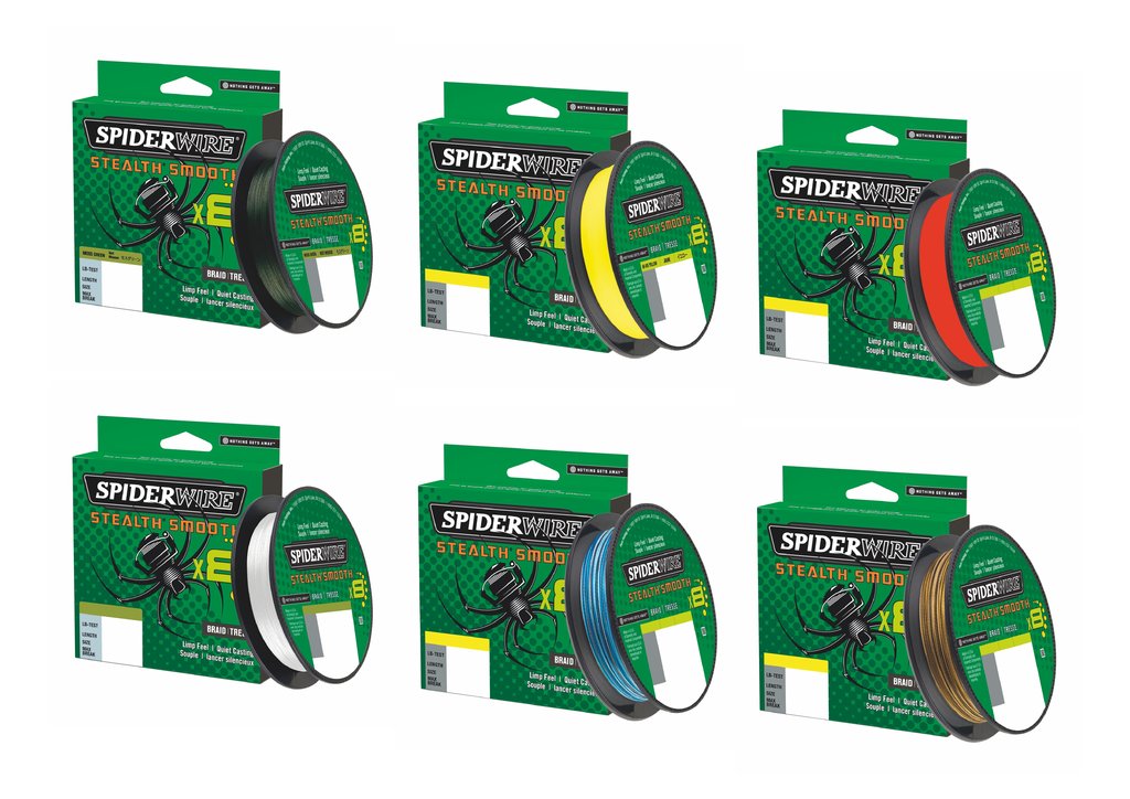 Spiderwire Fishing Line Stealth Smooth 8 (Hi-Vis yellow, 150 m) at low  prices