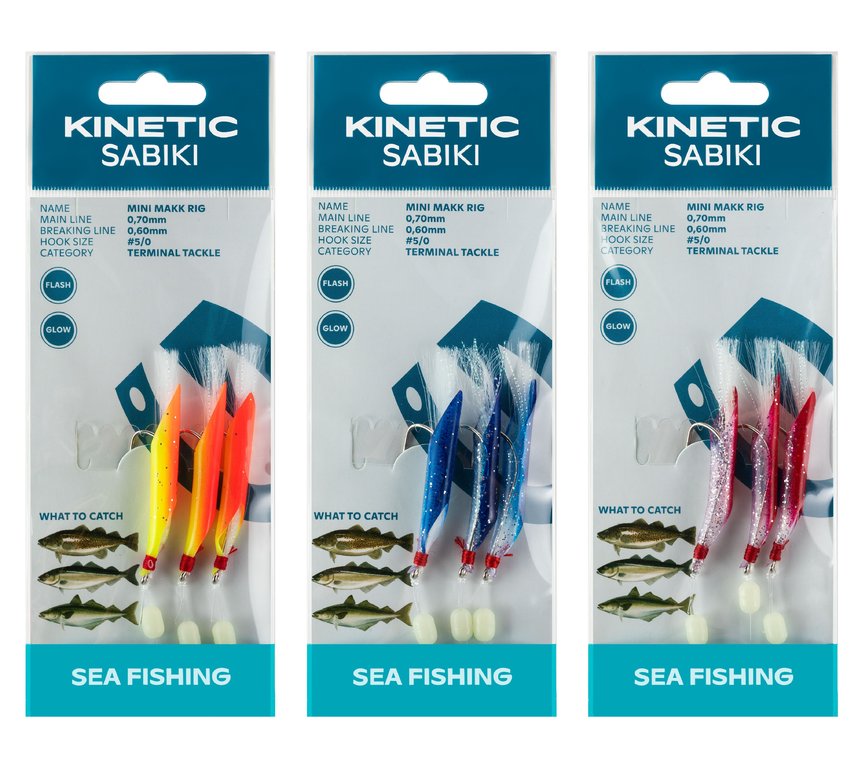 Kinetic Sabiki Mini Makk Rig - Fishing Tackle Direct