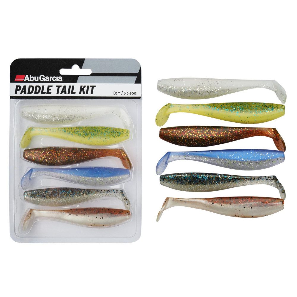 Abu Garcia Paddletail Kit Shads (6 pieces) - Fishing Tackle Direct